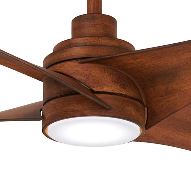 Image 3 56" Minka Aire Swept Distressed Koa Ceiling Fan with Remote Control more views