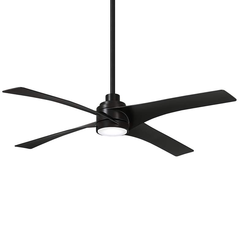 Image 2 56" Minka Aire Swept Kocoa LED Ceiling Fan with Remote Control