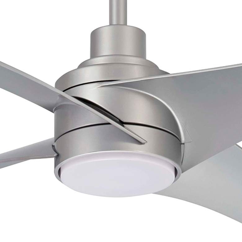 Image 3 56" Minka Aire Swept Silver LED Ceiling Fan with Remote more views
