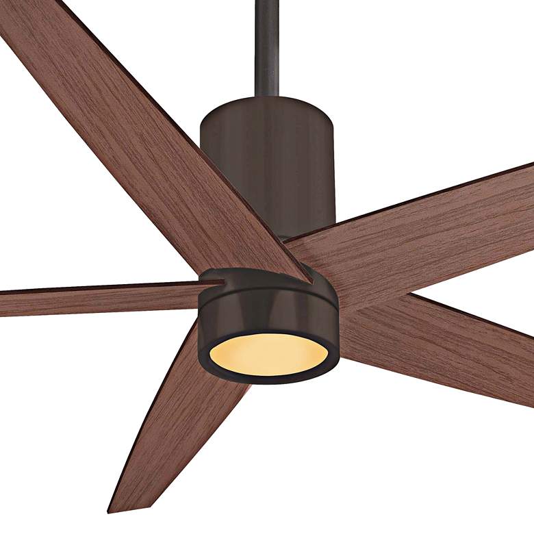 Image 3 56" Minka Aire Symbio Maple - Bronze LED Ceiling Fan with Remote more views