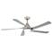 56" Minka Aire Transonic Brushed Nickel LED Ceiling Fan with Remote
