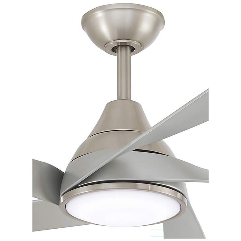 Image 5 56" Minka Aire Transonic Brushed Nickel LED Ceiling Fan with Remote more views