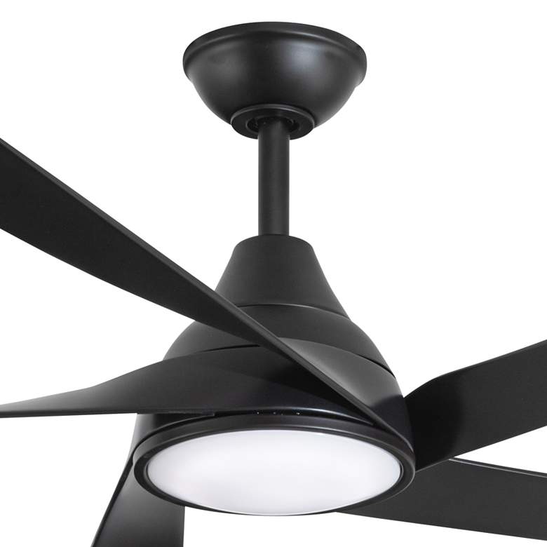 Image 3 56" Minka Aire Transonic Coal Indoor LED Ceiling Fan with Remote more views