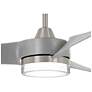 4_56" Minka Aire Veer Brushed Nickel LED Ceiling Fan with Remote more views