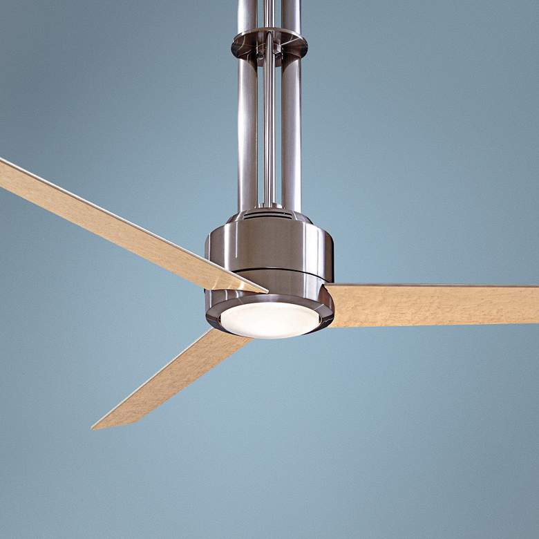 Image 1 56 inch Minka Flyte&#8482; Brushed Nickel Ceiling Fan