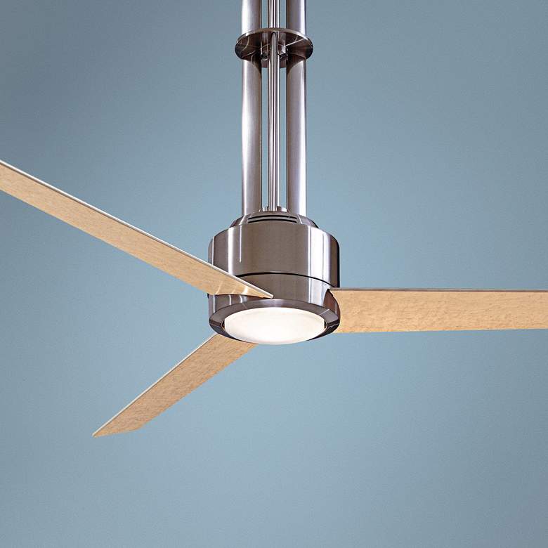 Image 1 56" Minka Flyte™ Brushed Nickel Ceiling Fan