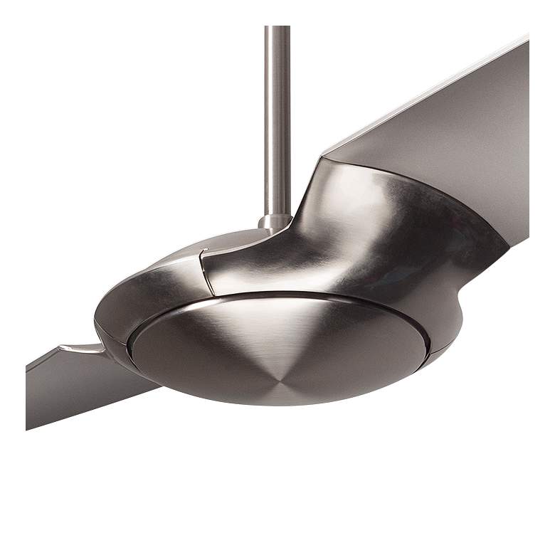 Image 3 56" Modern Fan IC/Air Nickel Damp 2-Blade Ceiling Fan with Remote more views