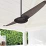 56" Modern Fan IC/Air2 Bronze Damp Two Blade Ceiling Fan with Remote
