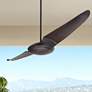 56" Modern Fan IC/Air2 Bronze Ebony Damp Rated Ceiling Fan with Remote