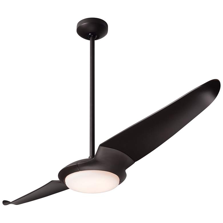 Image 2 56" Modern Fan IC/Air2 Bronze LED Damp Rated Ceiling Fan with Remote