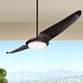 56" Modern Fan IC/Air2 Bronze LED Damp Rated Ceiling Fan with Remote