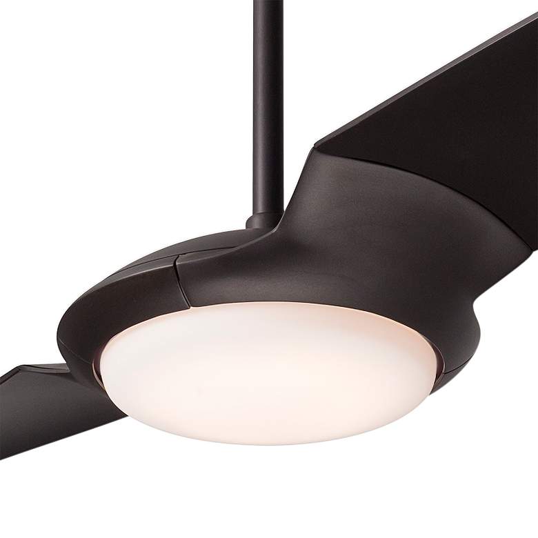 Image 3 56" Modern Fan IC/Air2 Bronze LED Damp Rated Ceiling Fan with Remote more views
