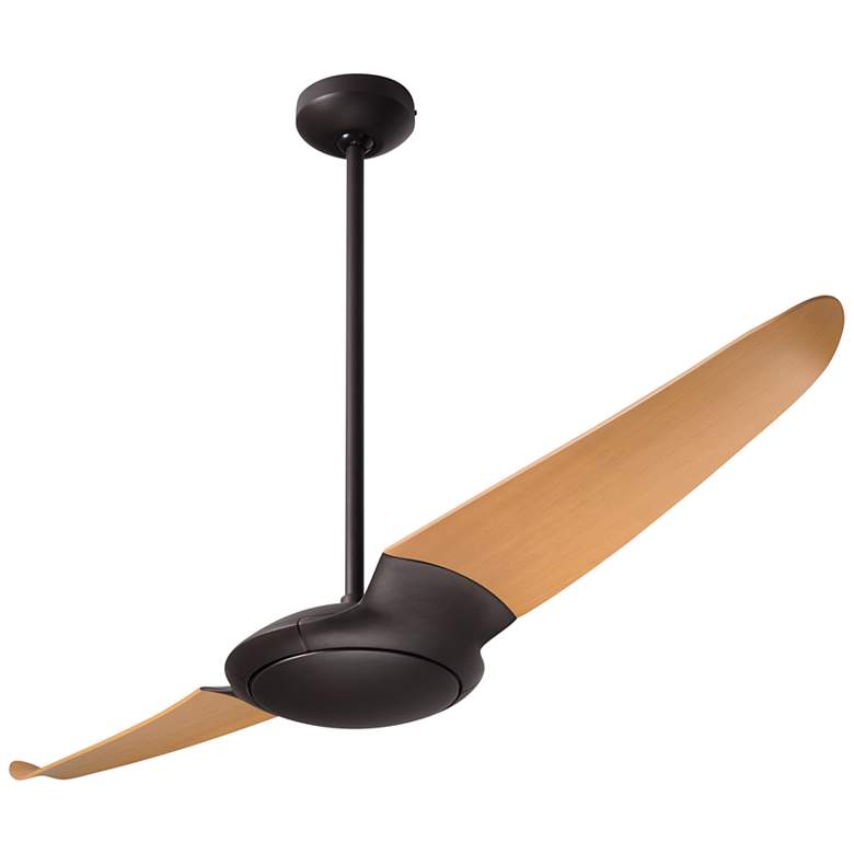 Image 2 56" Modern Fan IC/Air2 Dark Bronze Maple Damp Rated Fan with Remote