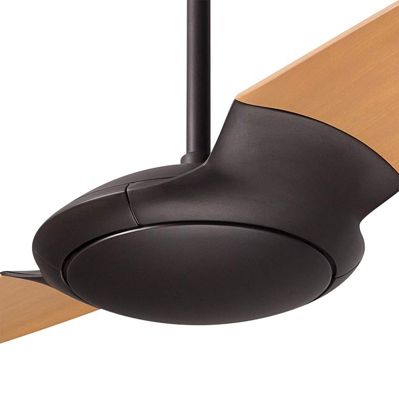 Image 3 56" Modern Fan IC/Air2 Dark Bronze Maple Damp Rated Fan with Remote more views