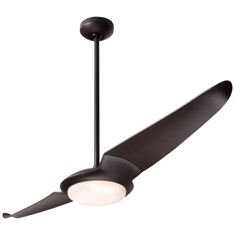 Image 2 56" Modern Fan IC/Air2 DC Bronze and Ebony LED Ceiling Fan with Remote