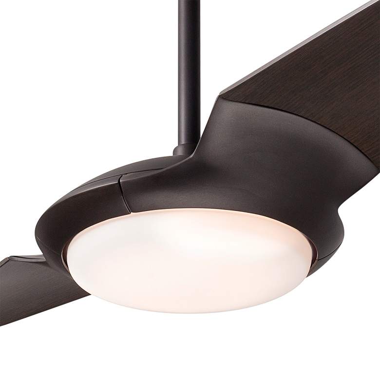Image 3 56" Modern Fan IC/Air2 DC Bronze and Ebony LED Ceiling Fan with Remote more views