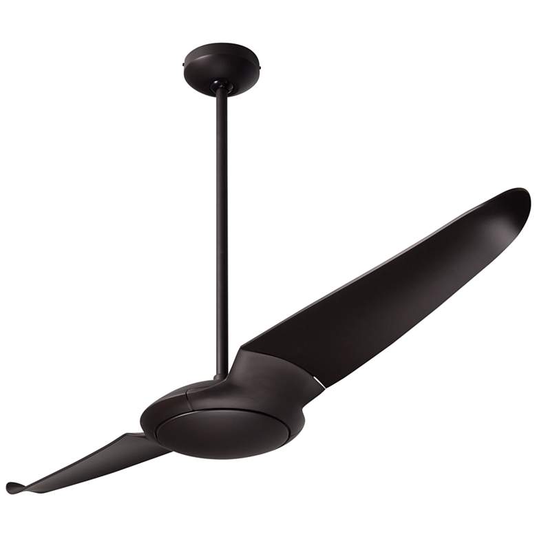 Image 2 56" Modern Fan IC/Air2 DC Dark Bronze Damp Ceiling Fan with Remote