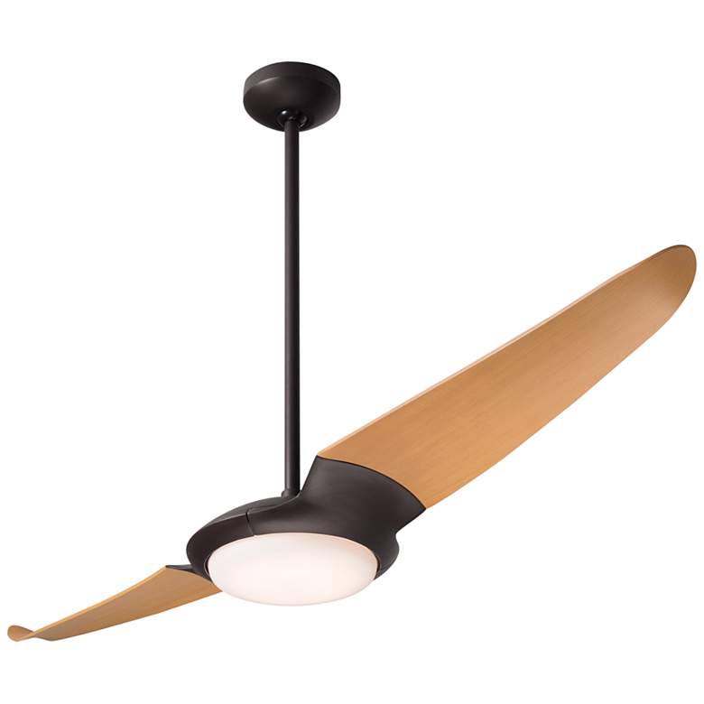 Image 2 56" Modern Fan IC/Air2 DC Dark Bronze Maple LED Fan with Remote