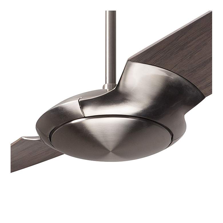 Image 3 56" Modern Fan IC/Air2 DC Nickel Graywash Damp Ceiling Fan with Remote more views