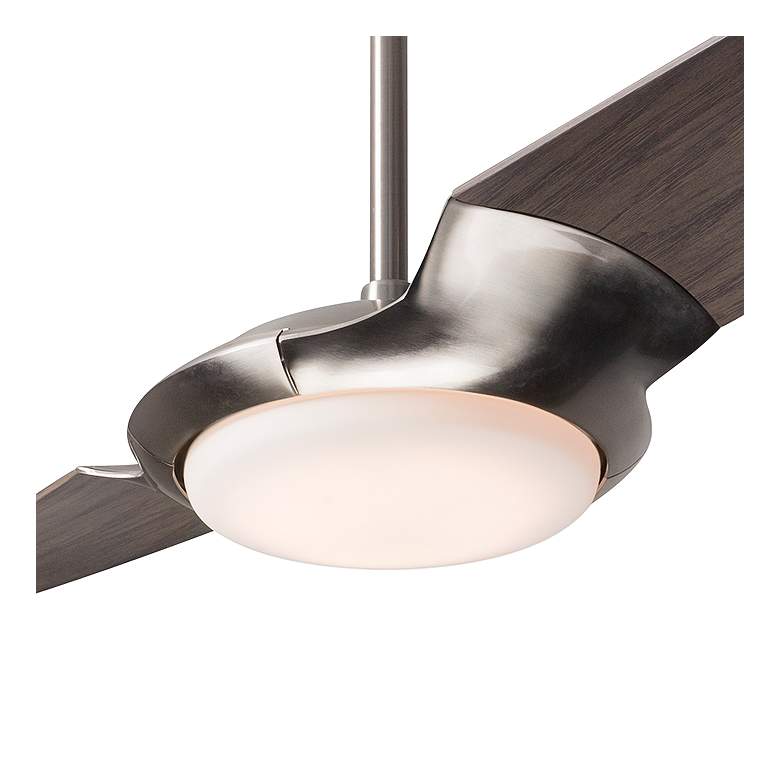 Image 3 56" Modern Fan IC/Air2 DC Nickel Graywash LED Ceiling Fan with Remote more views