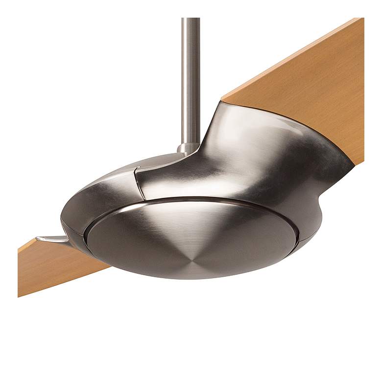 Image 3 56" Modern Fan IC/Air2 DC Nickel Maple Ceiling Fan with Remote more views