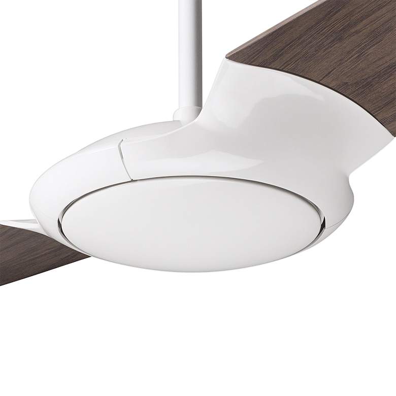 Image 3 56" Modern Fan IC/Air2 DC White Graywash Damp Rated Fan with Remote more views