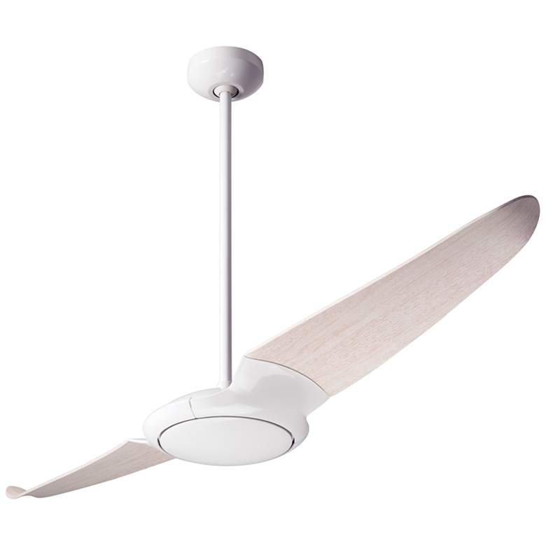 Image 2 56" Modern Fan IC/Air2 Whitewash Damp Rated 2 Blade Fan with Remote