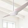 56" Modern Fan IC/Air2 Whitewash Damp Rated 2 Blade Fan with Remote