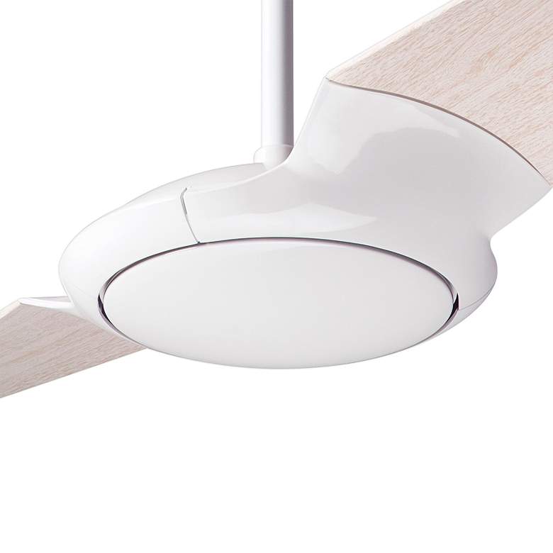 Image 3 56" Modern Fan IC/Air2 Whitewash Damp Rated 2 Blade Fan with Remote more views