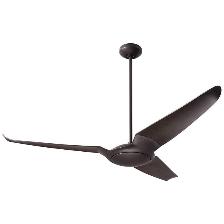 Image 2 56" Modern Fan IC/Air3 Bronze Ebony Damp Rated Ceiling Fan with Remote