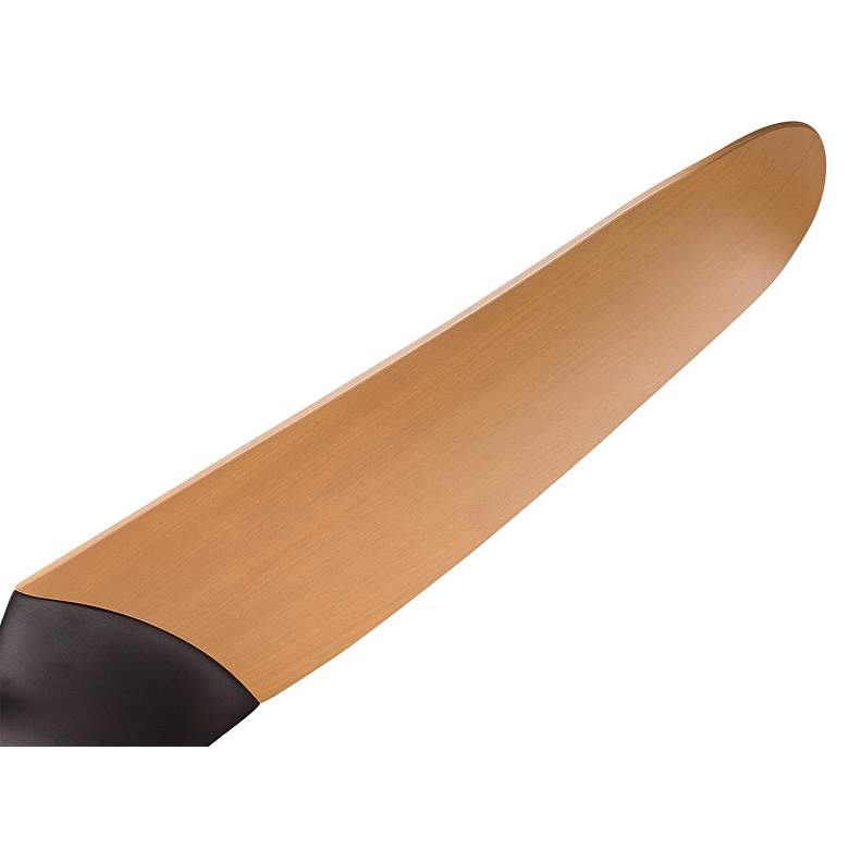 Image 4 56" Modern Fan IC/Air3 DC Bronze and Maple LED Ceiling Fan with Remote more views
