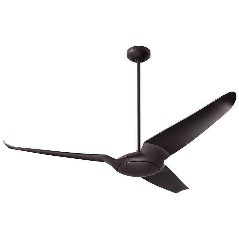 Image 2 56" Modern Fan IC/Air3 DC Bronze Damp Rated Ceiling Fan with Remote