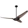 56" Modern Fan IC/Air3 DC Bronze Graywash Damp Rated Fan with Remote