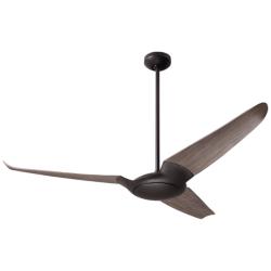 56&quot; Modern Fan IC/Air3 DC Bronze Graywash Damp Rated Fan with Remote