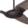 56" Modern Fan IC/Air3 DC Bronze Graywash Damp Rated Fan with Remote