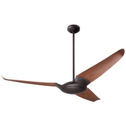 56&quot; Modern Fan IC/Air3 DC Bronze Mahogany Damp Rated Fan with Remote