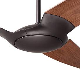 Image3 of 56" Modern Fan IC/Air3 DC Bronze Mahogany Damp Rated Fan with Remote more views