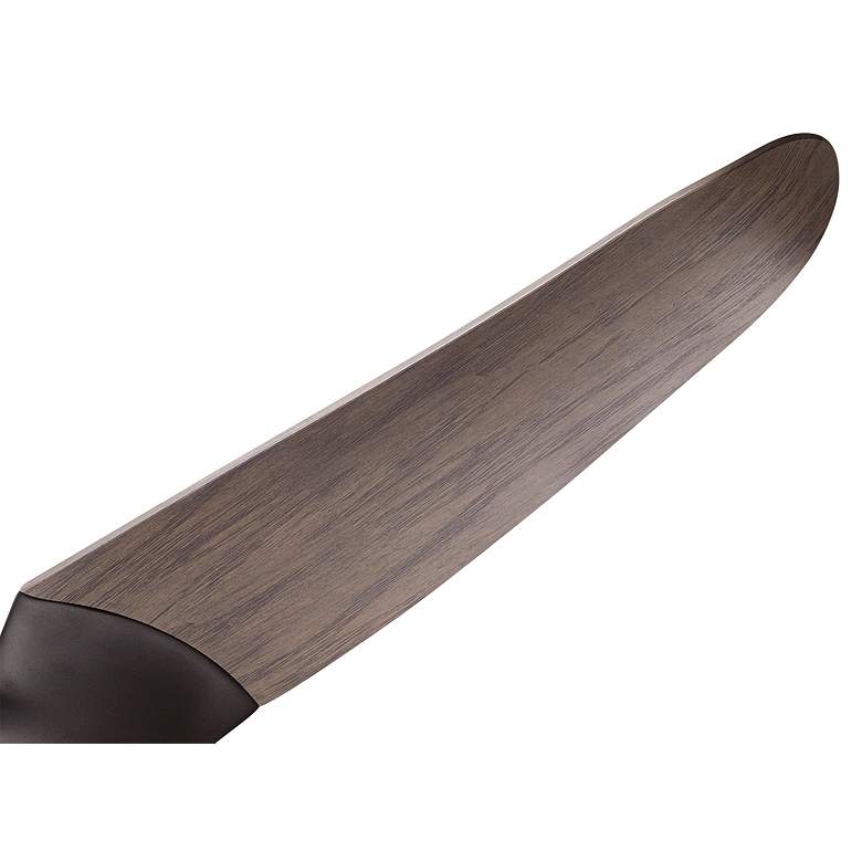 Image 4 56" Modern Fan IC/Air3 DC Dark Bronze Graywash LED Fan with Remote more views