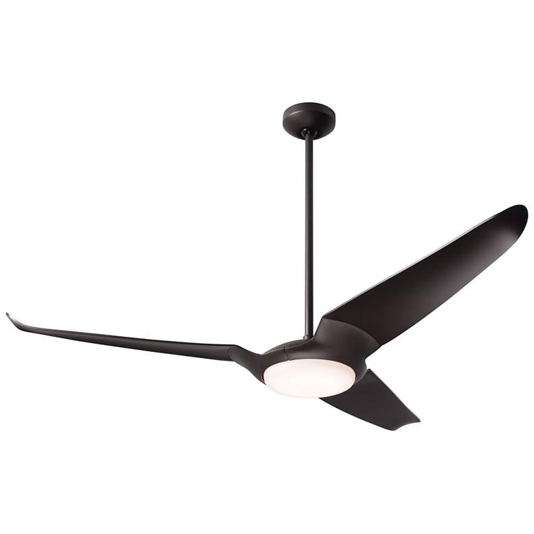 Image 2 56" Modern Fan IC/Air3 DC Dark Bronze LED Ceiling Fan with Remote