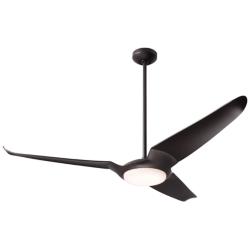 56&quot; Modern Fan IC/Air3 DC Dark Bronze LED Ceiling Fan with Remote