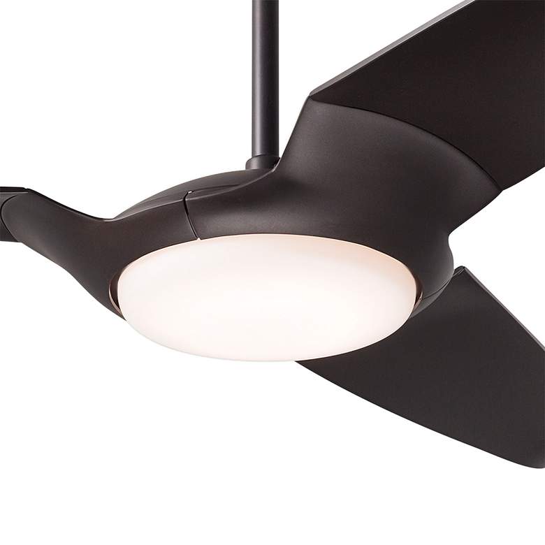 Image 3 56" Modern Fan IC/Air3 DC Dark Bronze LED Ceiling Fan with Remote more views