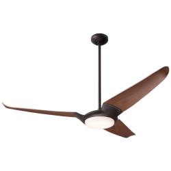 56&quot; Modern Fan IC/Air3 DC Dark Bronze Mahogany LED Fan with Remote