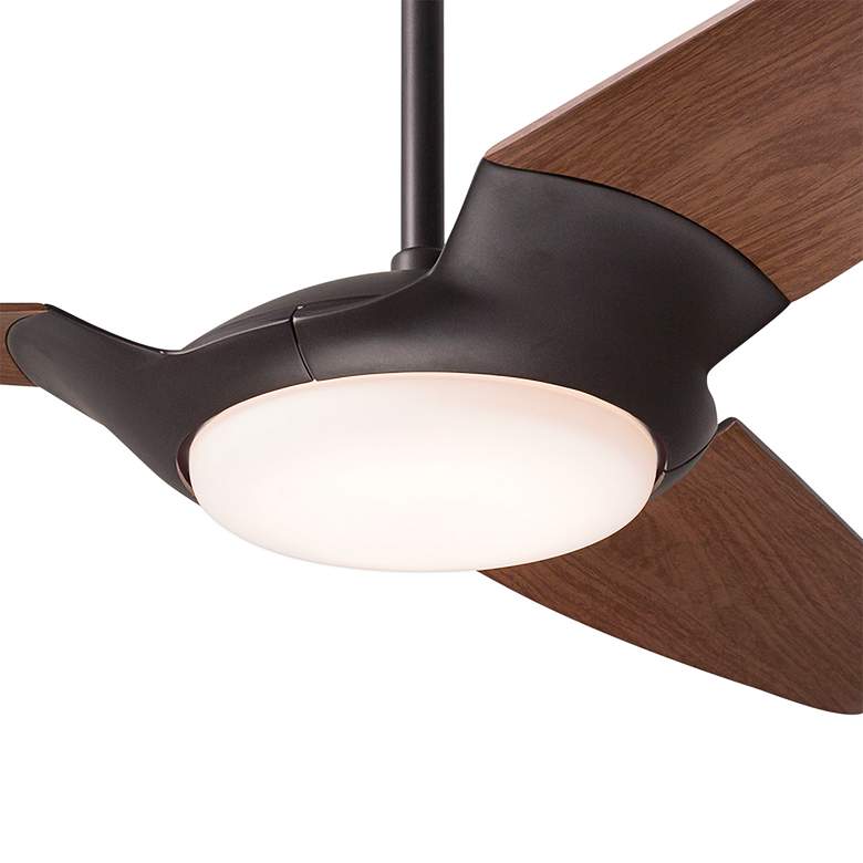Image 3 56" Modern Fan IC/Air3 DC Dark Bronze Mahogany LED Fan with Remote more views