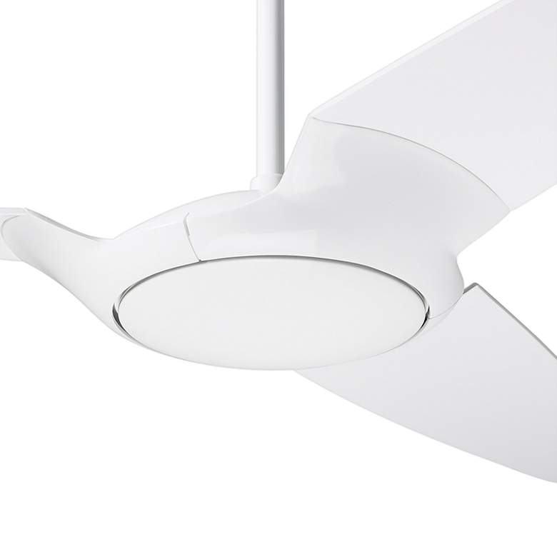 Image 3 56" Modern Fan IC/Air3 DC Gloss White Ceiling Fan with Remote more views