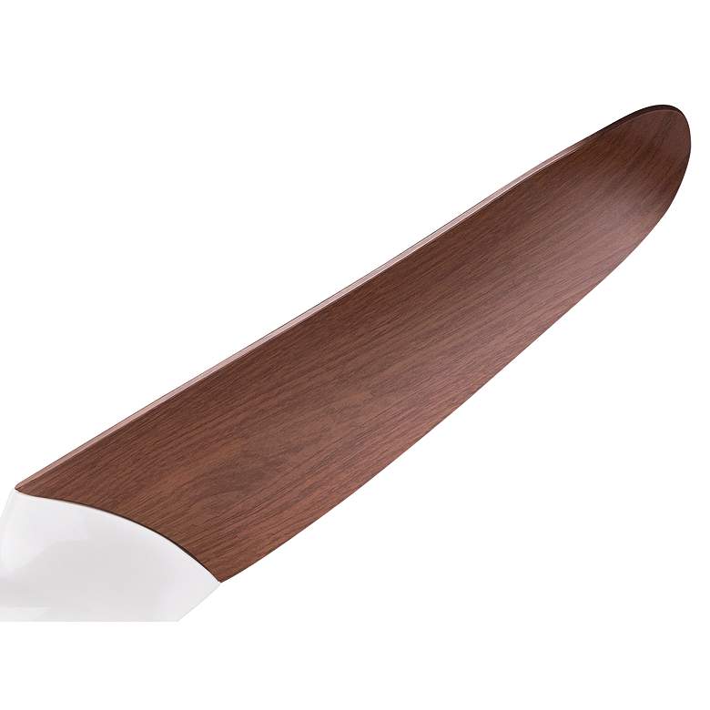 Image 4 56" Modern Fan IC/Air3 DC Gloss White Mahogany Ceiling Fan with Remote more views