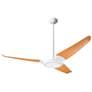56" Modern Fan IC/Air3 DC Gloss White Maple Ceiling Fan with Remote