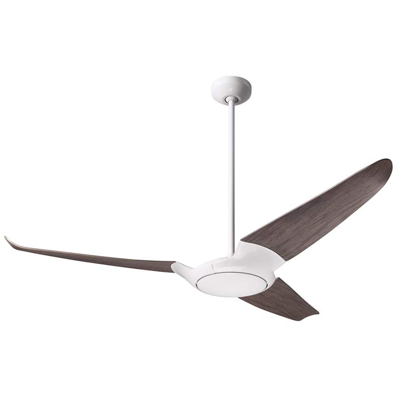 Image 2 56 inch Modern Fan IC/Air3 DC White and Graywash Ceiling Fan with Remote