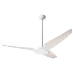 56&quot; Modern Fan IC/Air3 DC Whitewash Damp Rated Ceiling Fan with Remote
