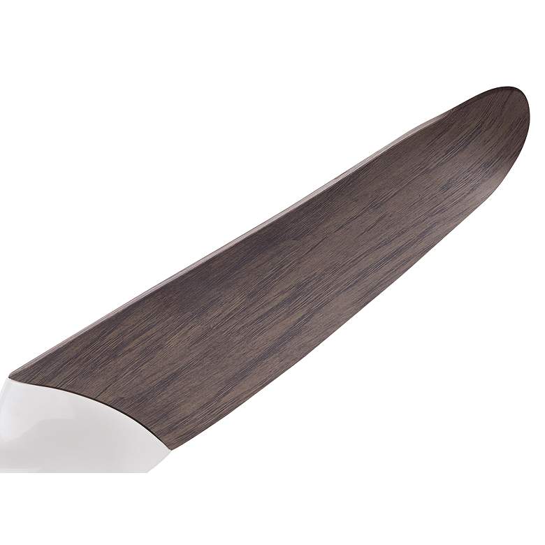 Image 4 56" Modern Fan IC/Air3 White and Graywash LED Ceiling Fan with Remote more views