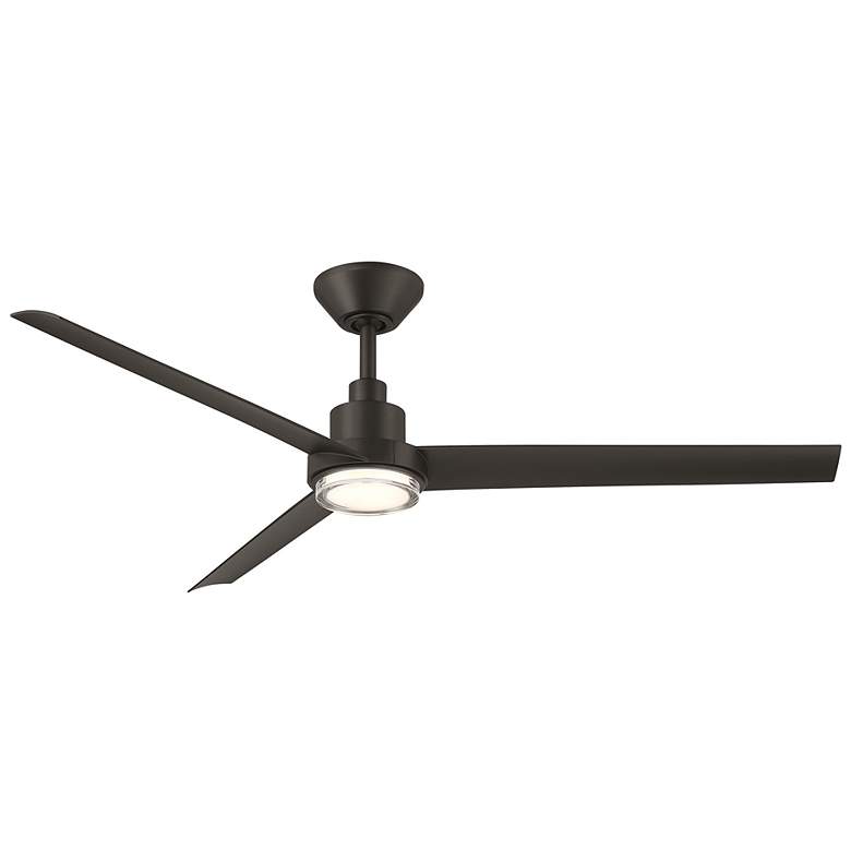 Image 2 56" Modern Forms Bolo Bronze LED Smart Ceiling Fan